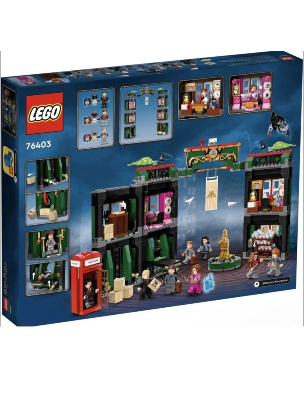 Lego #76403 The Ministry of Magic Harry Potter Retired Brand New Factory Sealed
